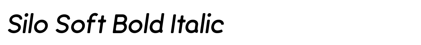 Silo Soft Bold Italic